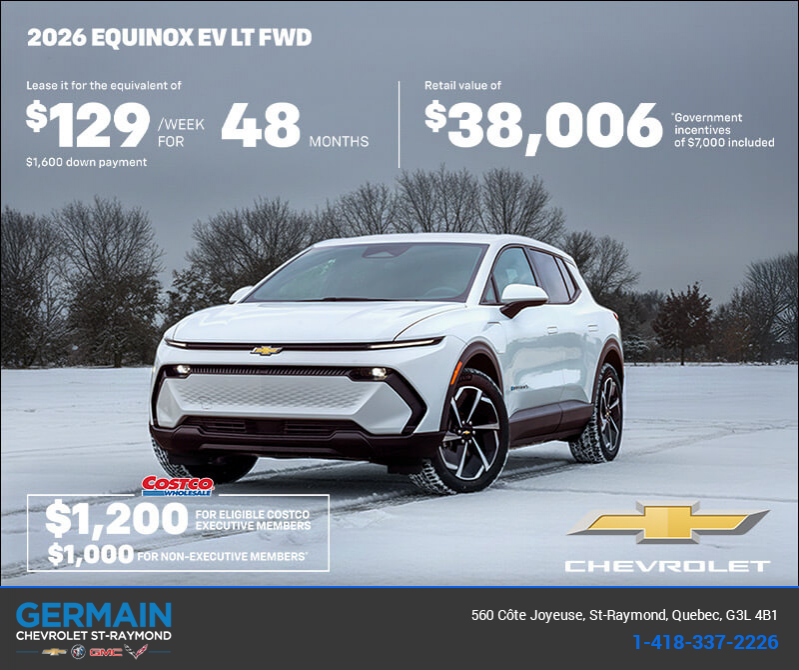 Get the 2026 Chevrolet Equinox EV