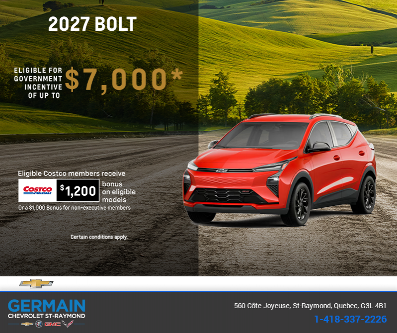 Get the 2027 Chevrolet Bolt