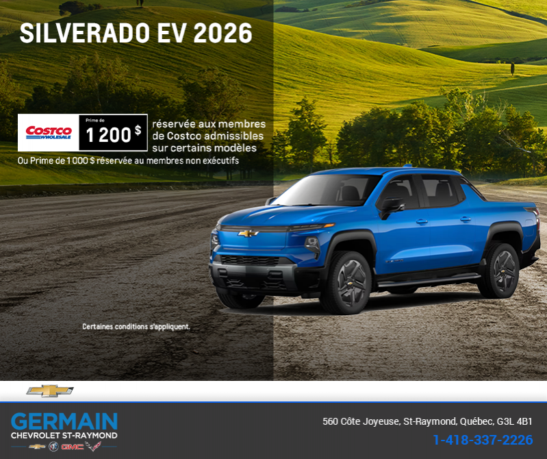 Procurez-vous le Chevrolet Silverado EV 2026