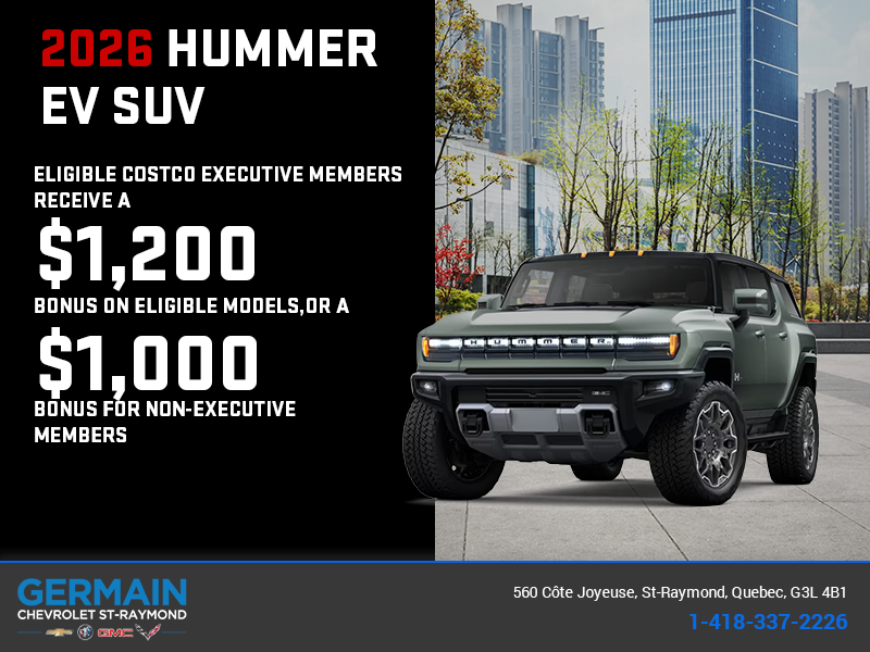 The 2026 GMC Hummer EV SUV
