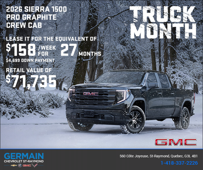 The 2026 GMC Sierra 1500 Pro Graphite Crew Cab