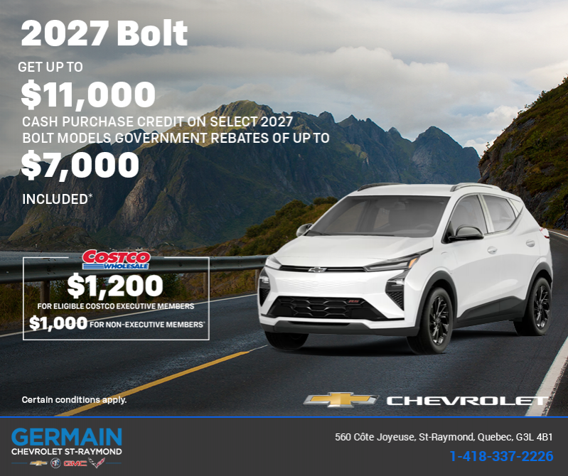 Get the 2027 Chevrolet Bolt