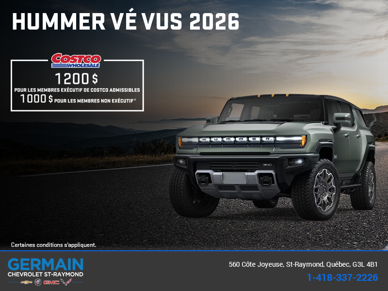 Le GMC Hummer VÉ VUS 2026