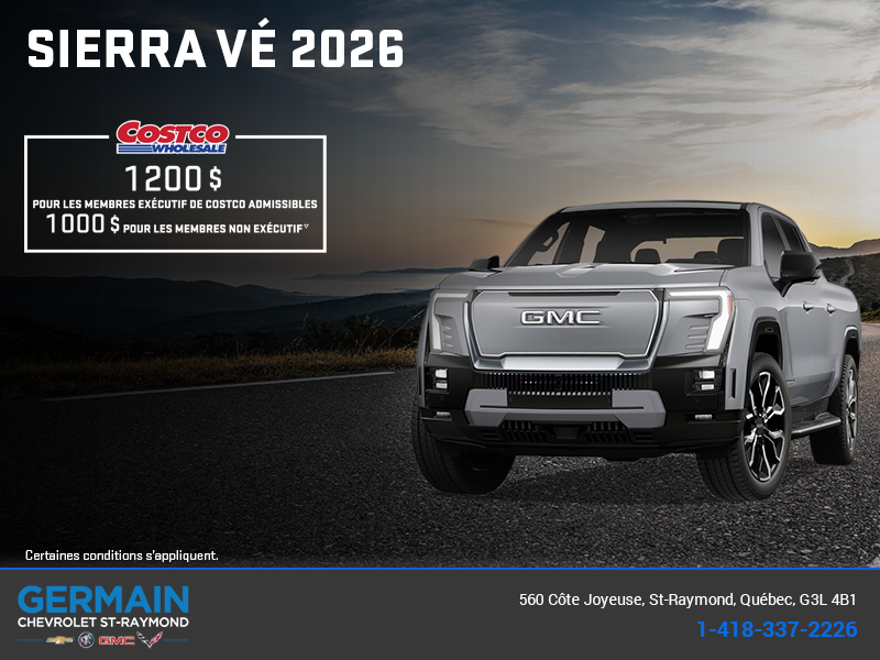 Le GMC Sierra VÉ 2026