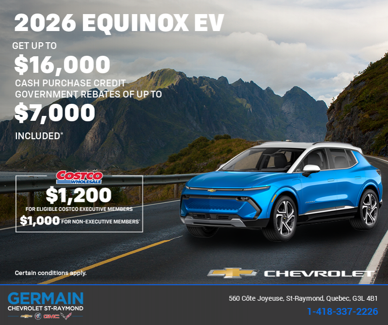 Get the 2026 Chevrolet Equinox EV