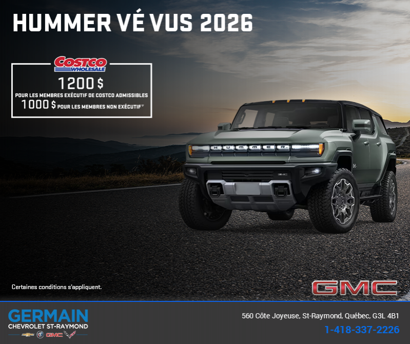 Le GMC Hummer VÉ VUS 2026