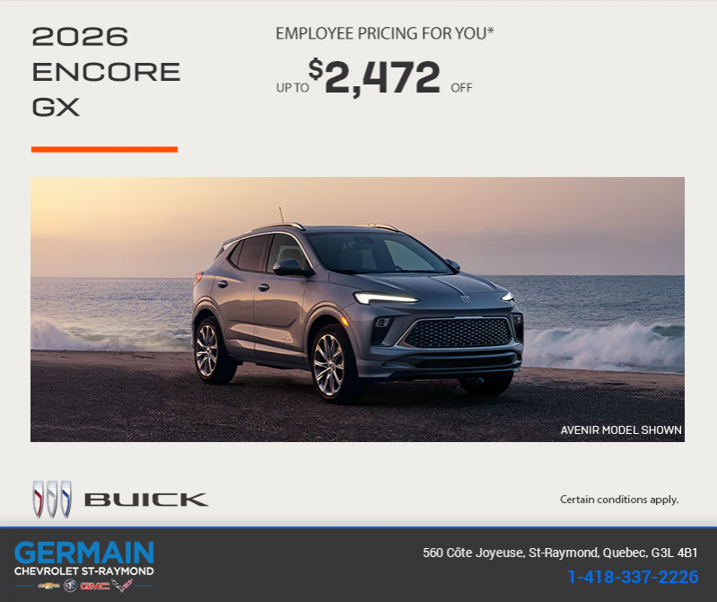 Get the 2026 Buick Encore GX