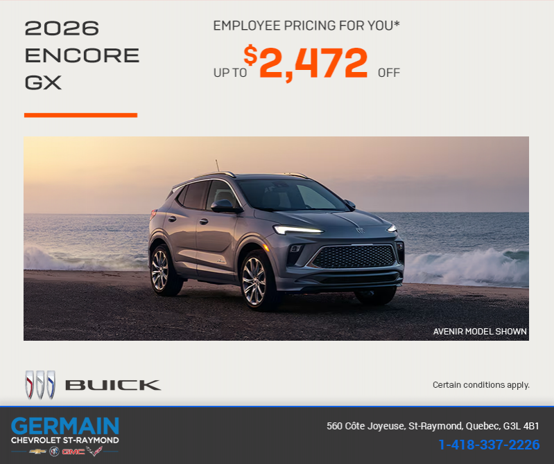 Get the 2026 Buick Encore GX