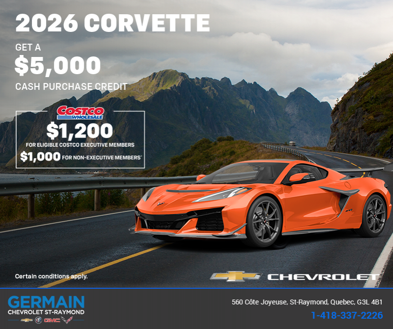 Get the 2026 Chevrolet Corvette
