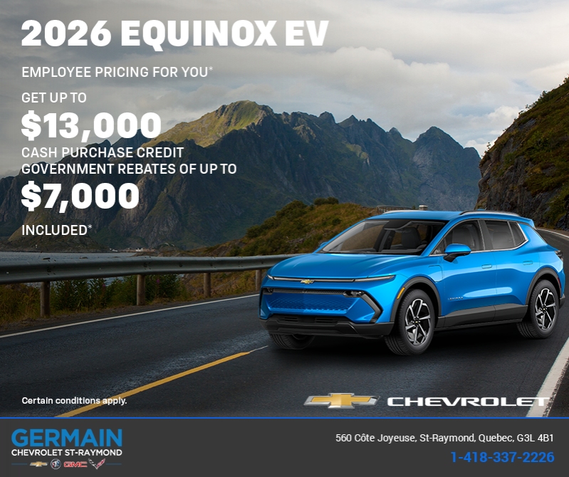 Get the 2026 Chevrolet Equinox EV