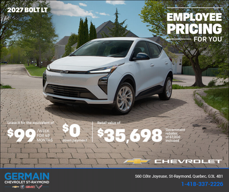 Get the 2027 Chevrolet Bolt LT