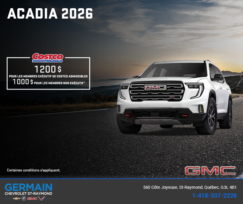 Le GMC Acadia 2026