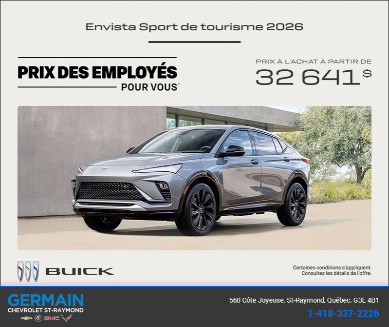 Procurez-vous la Buick Envista 2026