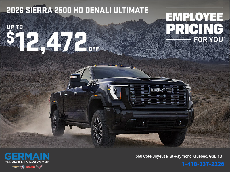 The 2026 GMC Sierra 2500 HD Denali Ultimate