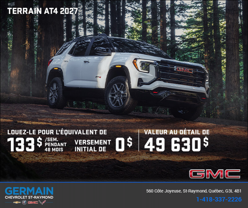 Le GMC Terrain AT4 2027