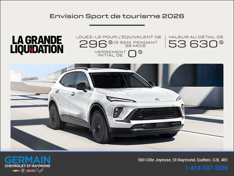 Procurez-vous la Buick Envision 2026