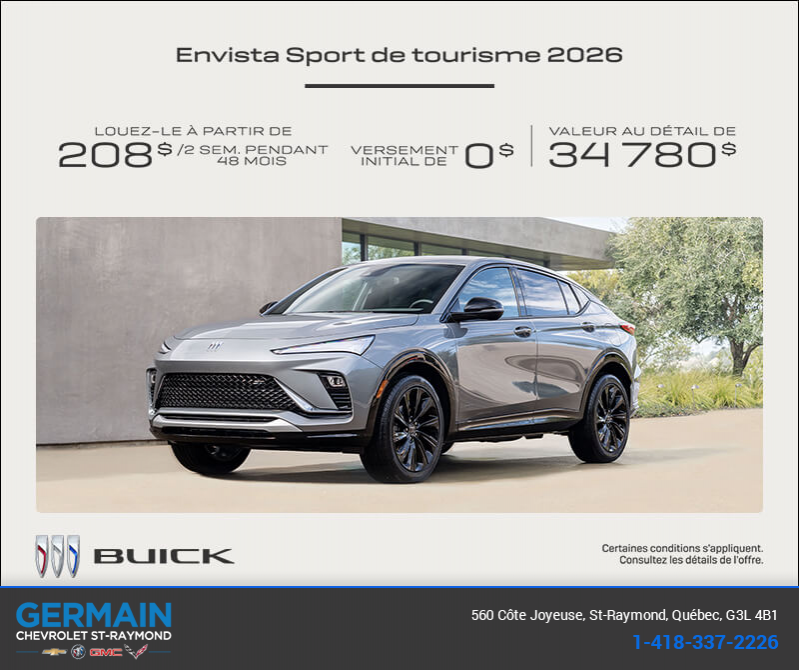 Procurez-vous le Buick  Envista