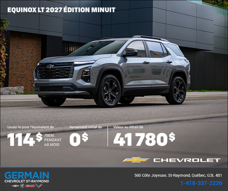 Procurez-vous le Chevrolet Equinox  2026
