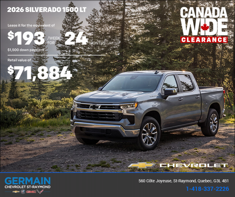 The 2026 Chevrolet Silverado 1500 LT