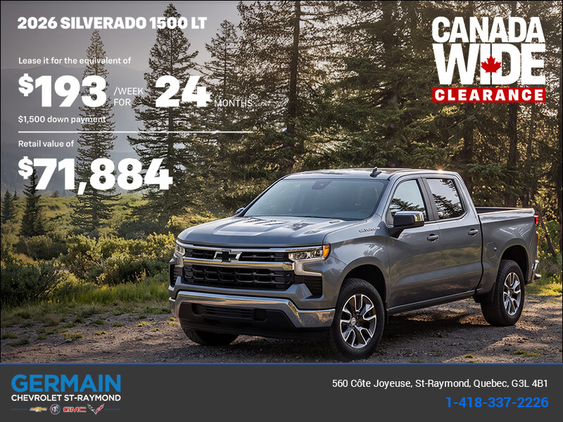 The 2026 Chevrolet Silverado 1500 LT