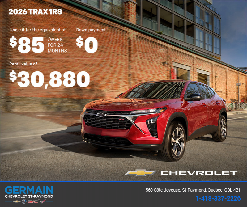 The 2026 Chevrolet Trax 1RS