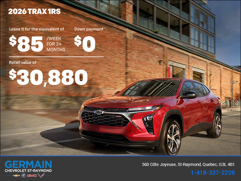 The 2026 Chevrolet Trax 1RS