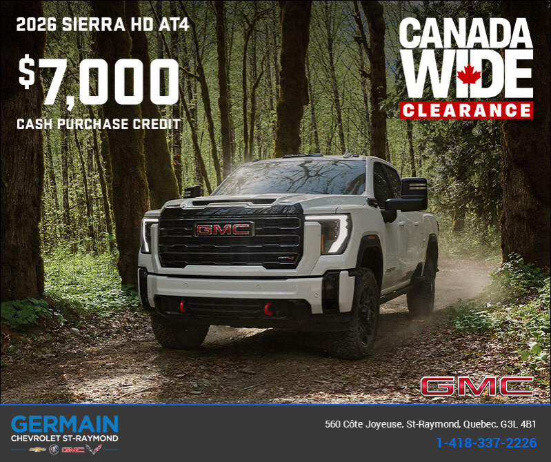 The 2026 GMC Sierra HD AT4