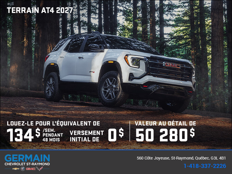 Le GMC Terrain AT4 2027
