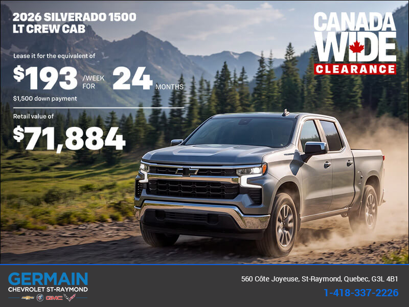 The 2026 Chevrolet Silverado 1500 LT