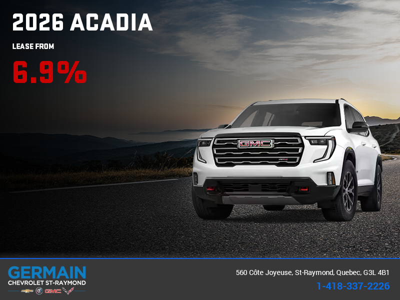 The 2026 GMC Acadia