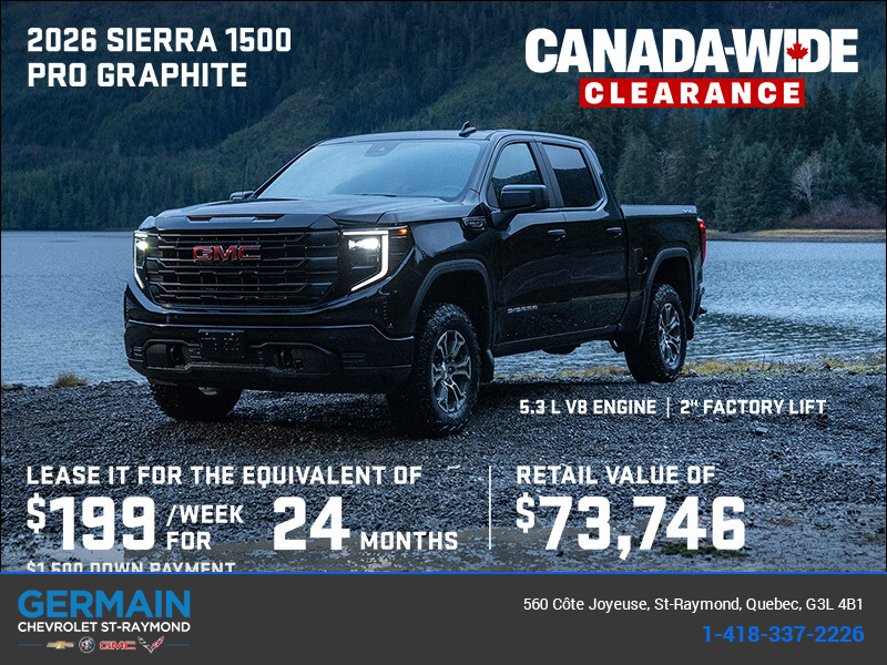 The 2026 GMC Sierra 1500 Pro Graphite Crew Cab