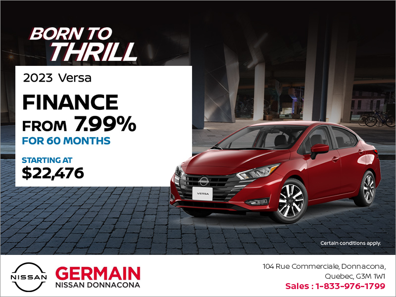 Get the 2023 Versa Today!