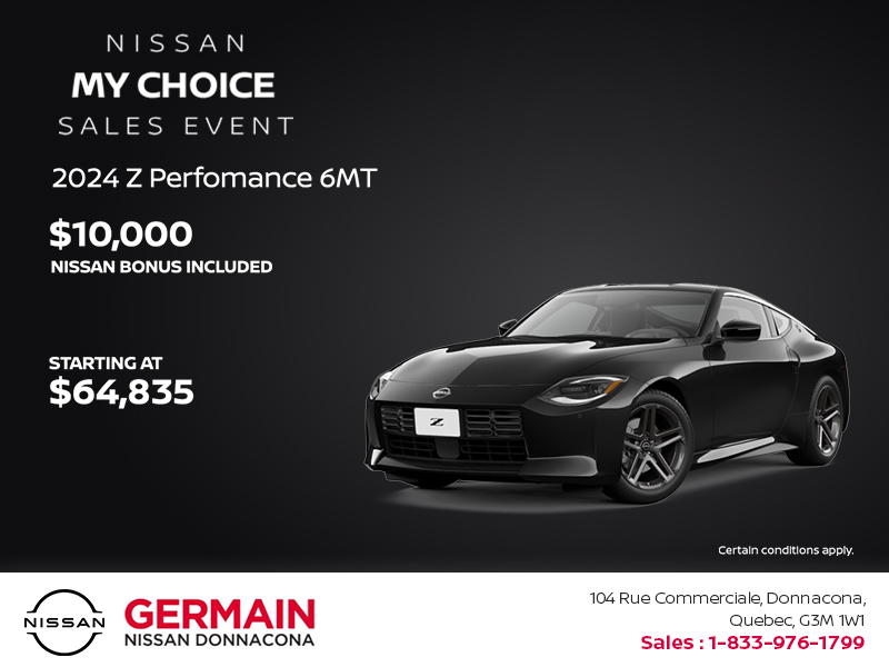 Get the 2024 Nissan Z Today!