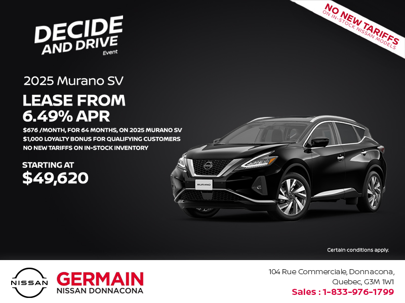 Get the 2025 Murano today!