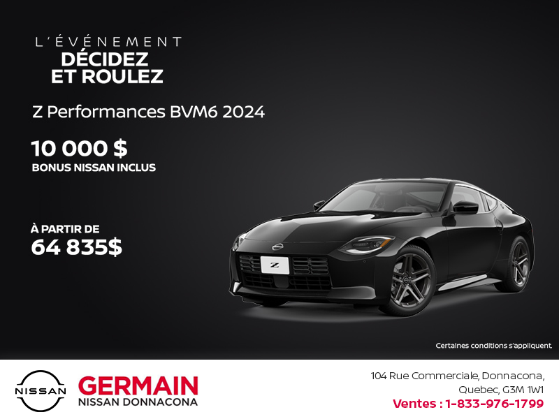 Obtenez le Nissan Z 2024!