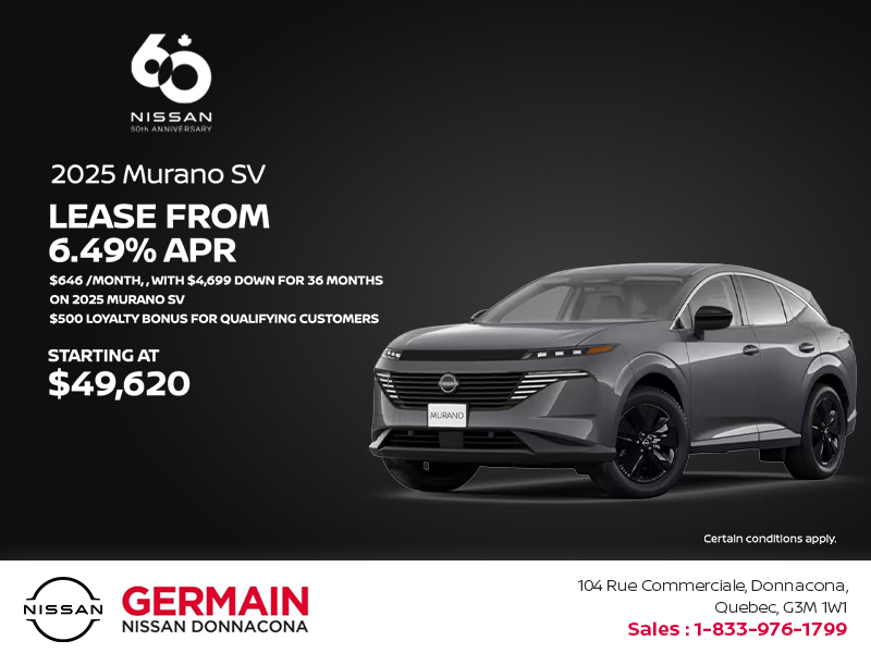Get the 2025 Murano today!