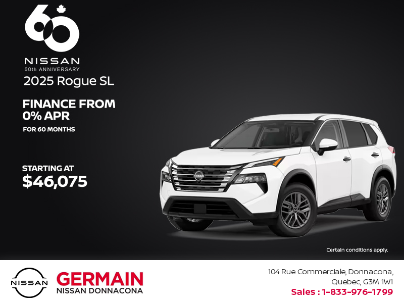Get the 2025 Rogue SL Today!