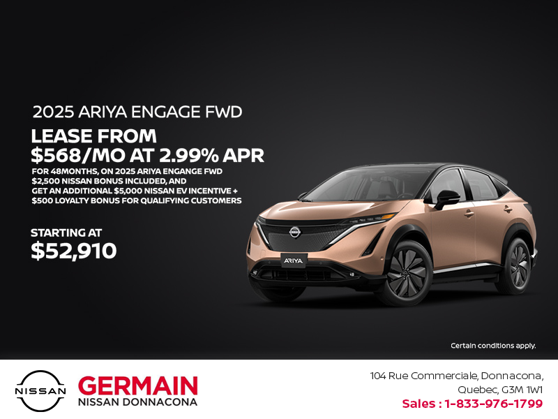Get the 2025 Ariya Today!