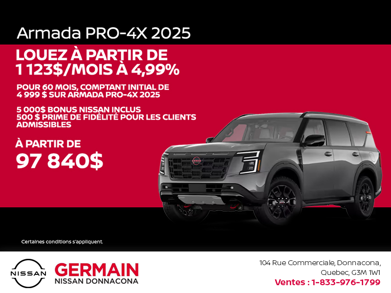 Obtenez la Armada 2025 !