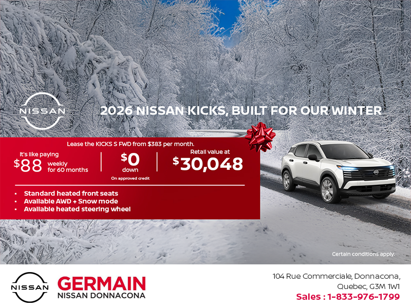 Get the 2026 Kicks Today!