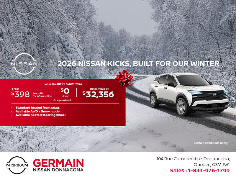 Get the 2026 Kicks S Today!