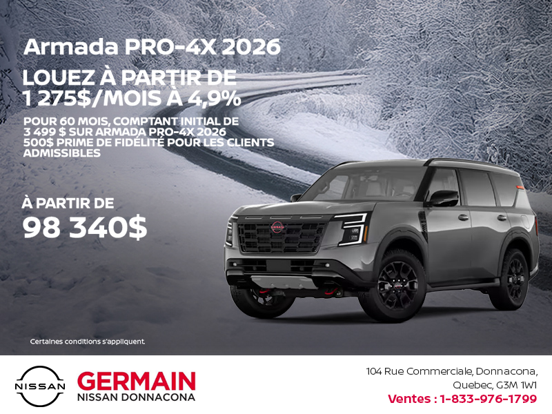 Obtenez la Armada 2026 !