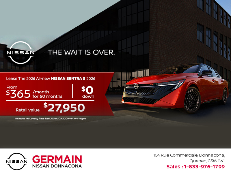 Get the 2026 Sentra Today!