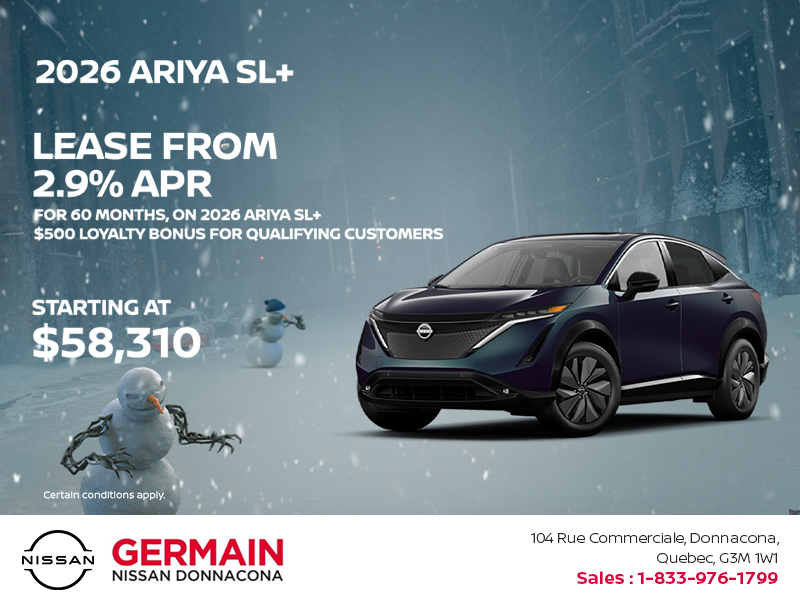 Get the 2026 Ariya Today!