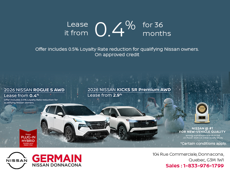 Get the 2026 Rogue and the 2026 Kicks Today!