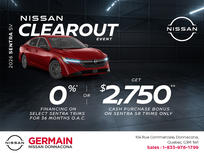 Get the 2026 Sentra SV Today!