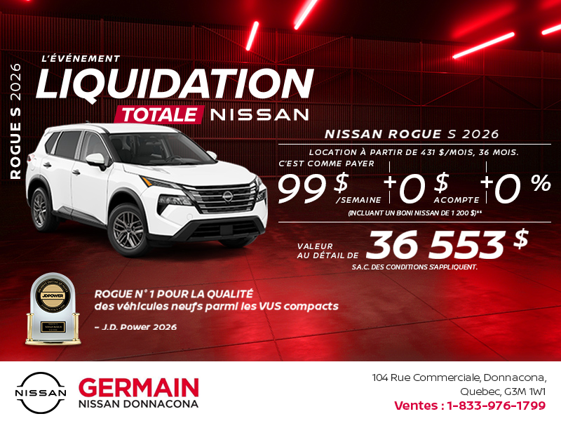 Obtenez le Rogue S 2026!
