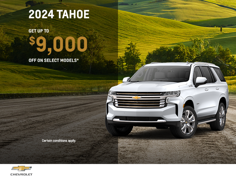 Get the 2024 Chevrolet Tahoe