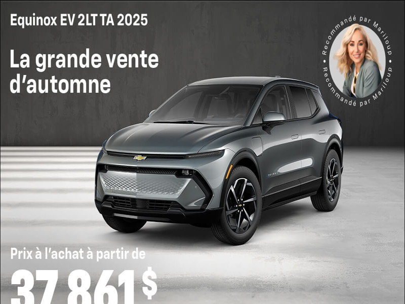 Procurez-vous le Chevrolet Equinox EV 2025