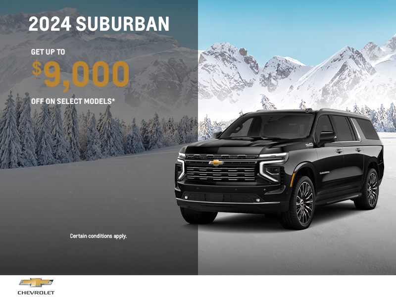 Get the 2024 Chevrolet Suburban